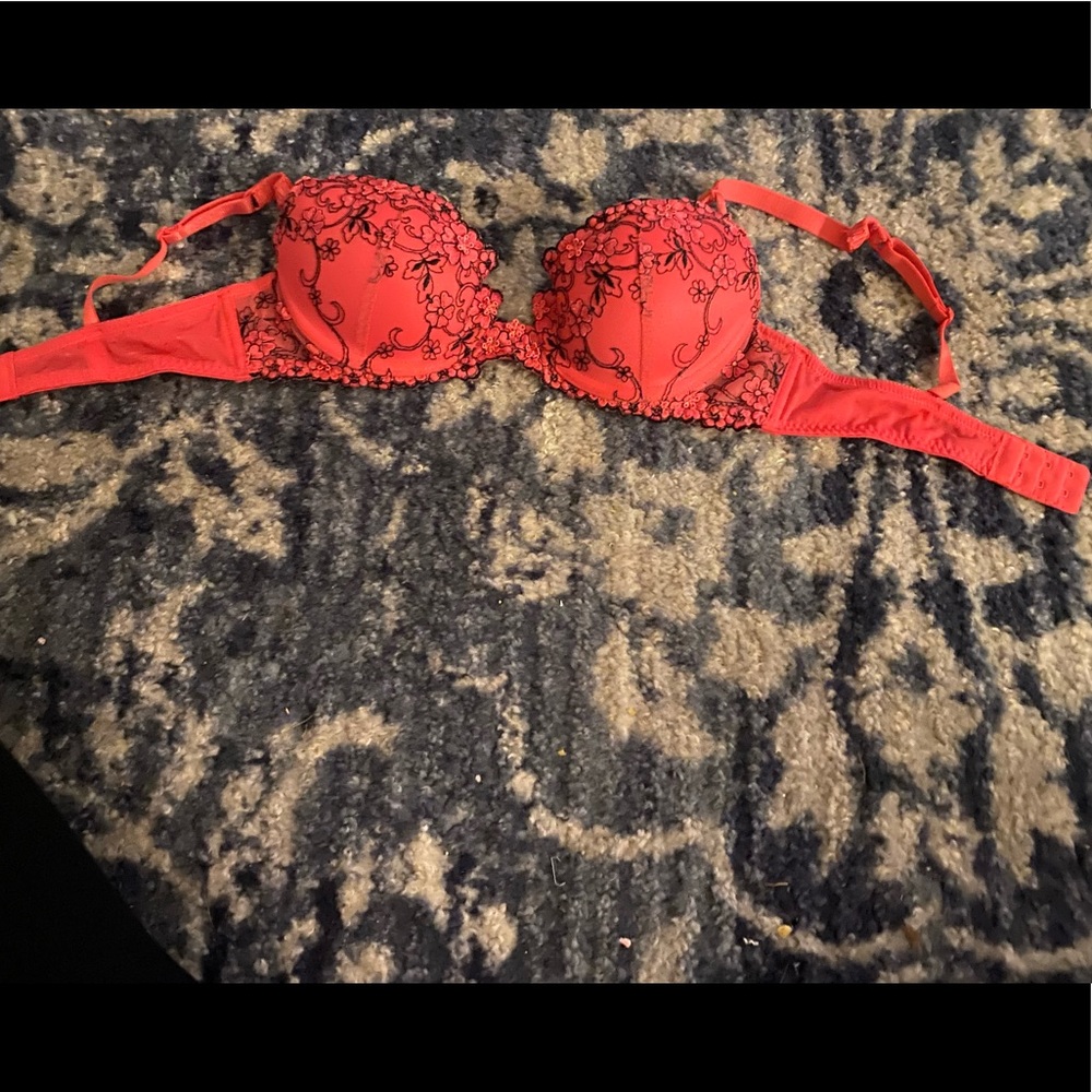 Pink bra